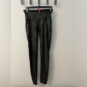 Spanx faux leather leggings